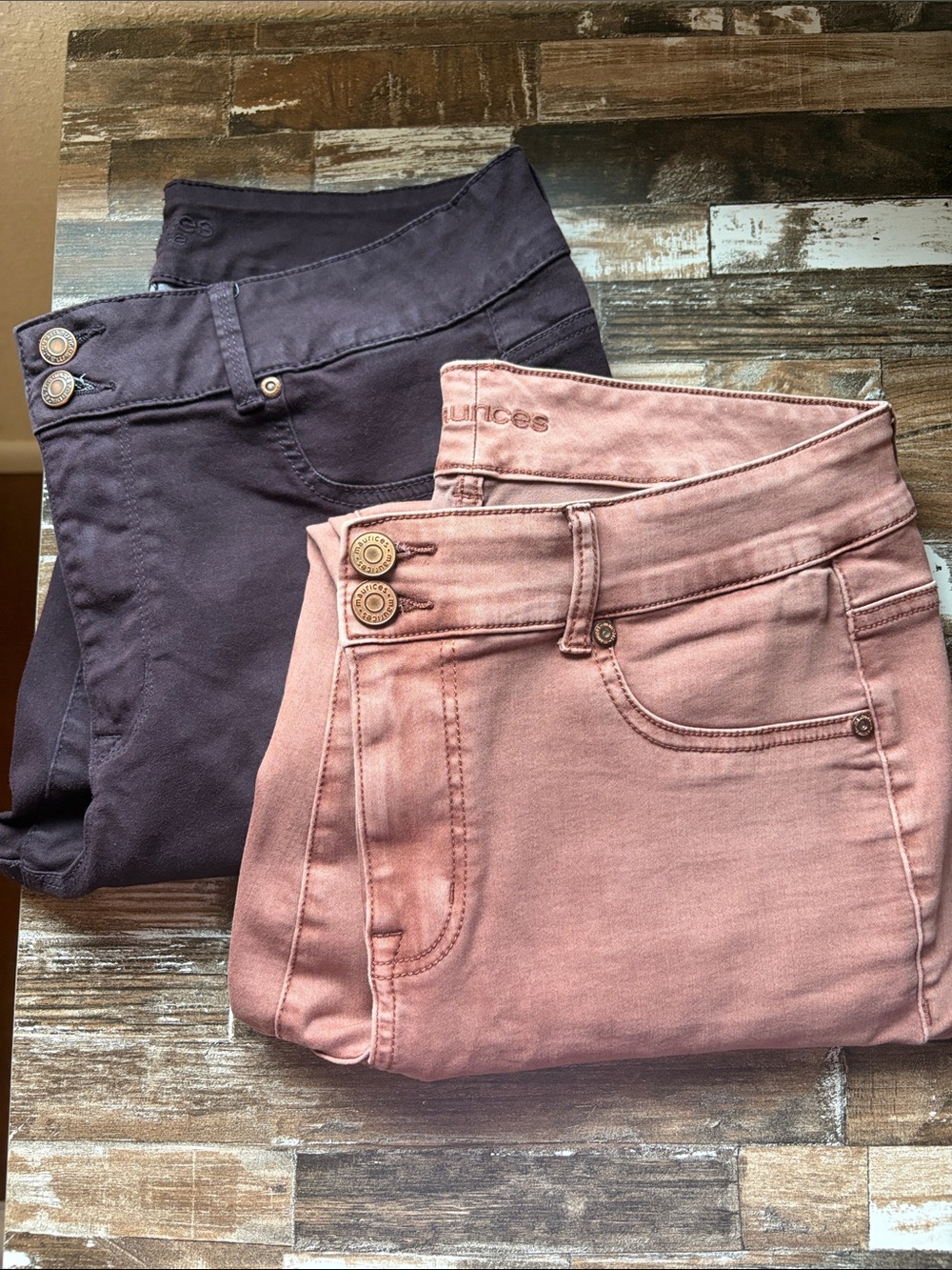 Maurices High-Rise Color Jeggings/ Skinny Pants Size 14 & 16